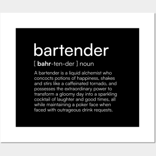 Bartender definition Posters and Art